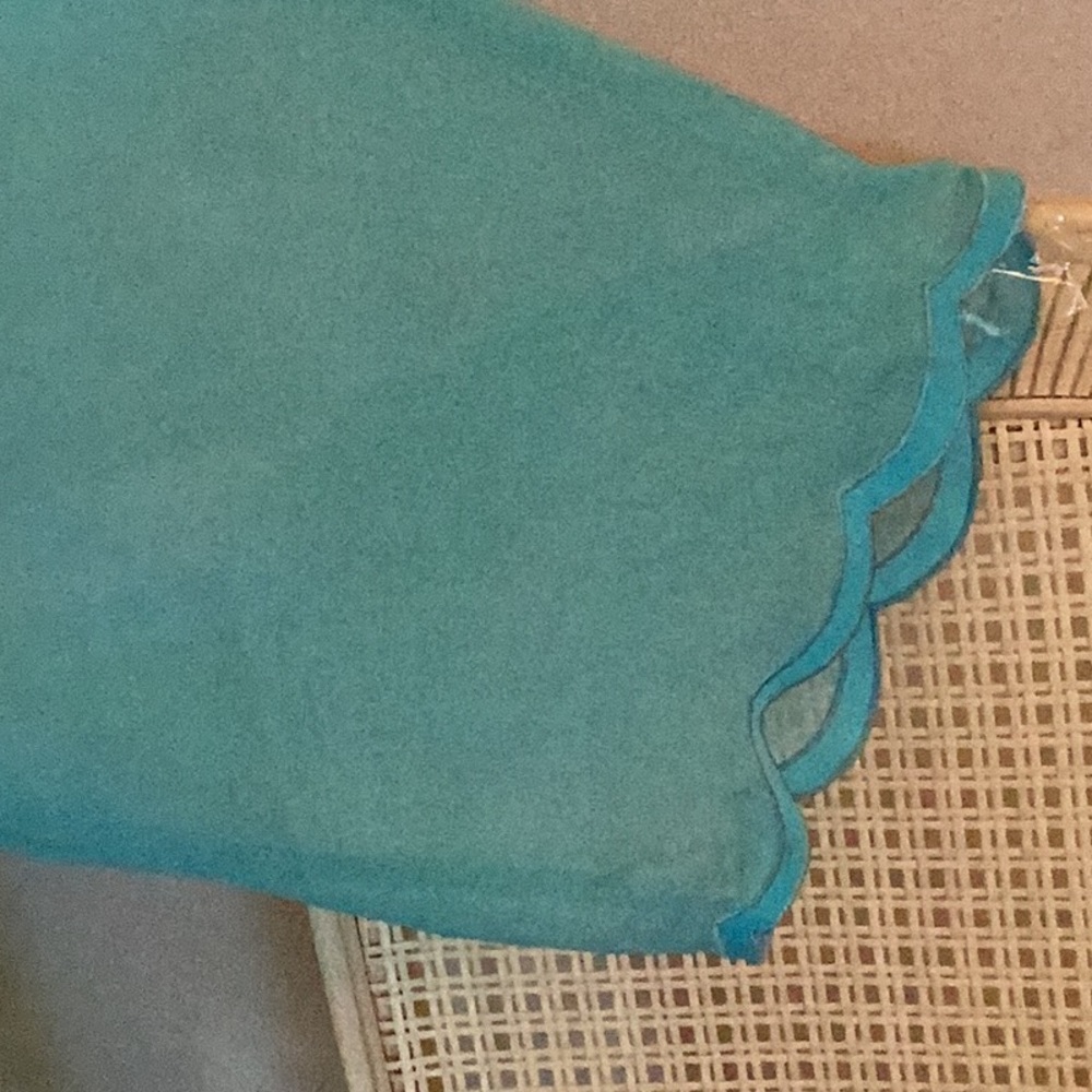 Vintage Gold Label Victoria’s Secret beautiful aqua loungewear or dres… - Picture 4 of 14